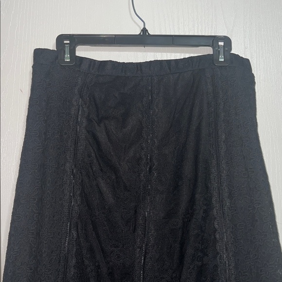 Double D Ranch Long Black Lace Skirt - Picture 2 of 8
